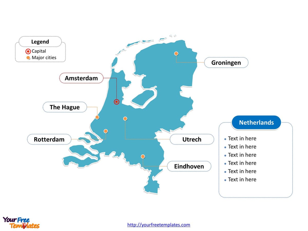 Rotterdam holland mapu